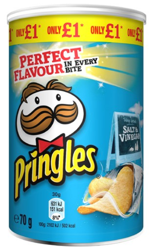 [Cris-All-SE-5507] Crisps Pringles Salt and Vinegar PM 1.00 70g 12