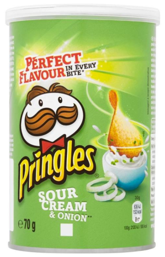 [Cris-All-SE-5498] Crisps Pringles Sour Cream NPM 70g 12