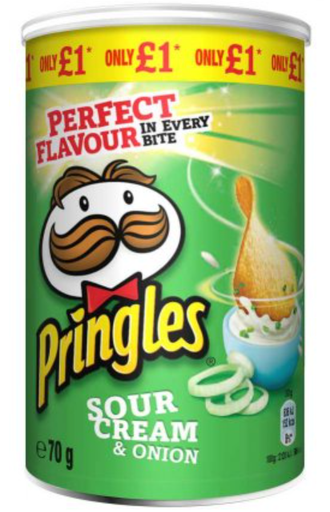 [Cris-All-SE-5506] Crisps Pringles Sour Cream PM 1.00 70g 12