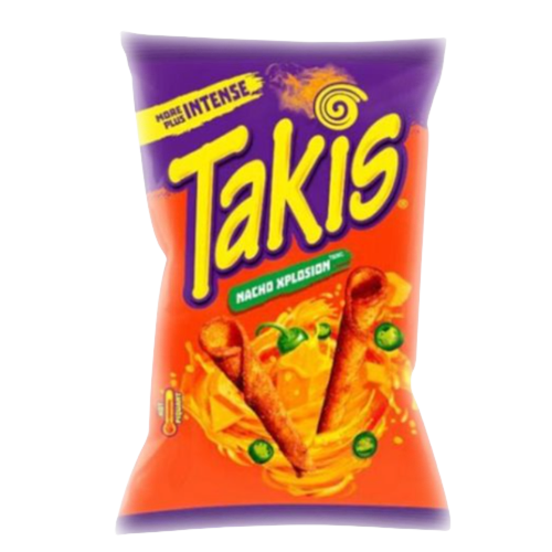 [Cris-All-SE-5418] Crisps Takis Nachos Xplosion Corn Chips NPM 190g 12