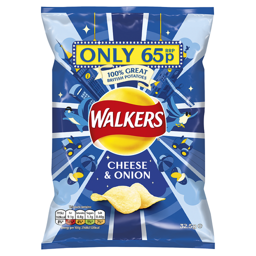 [Cris-All-SE-5271] Crisps Walkers Cheese and Onion PM 0.65 - 32