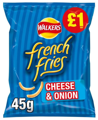 [Cris-All-SE-5472] Crisps Walkers French Fries Cheese and Onion PM 1.00 52g 12