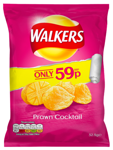 [Cris-All-SE-5491] Crisps Walkers Prawn Cocktail PM 0.59 - 32