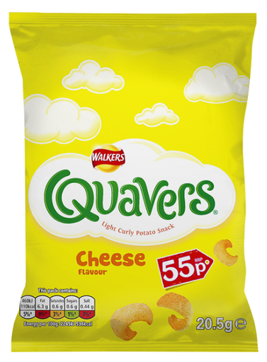 [Cris-All-SE-5464] Crisps Walkers Quavers PM 0.55 32g 32
