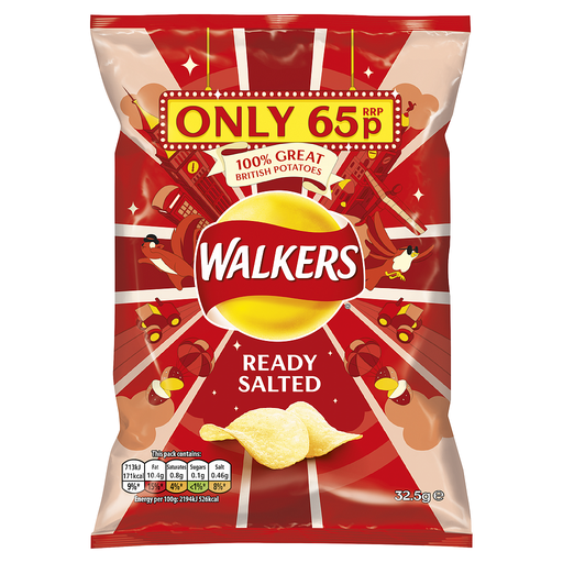 [Cris-All-SE-5260] Crisps Walkers Ready Salted PM 0.65 - 32