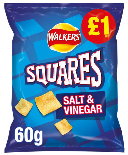 [Cris-All-SE-5450] Crisps Walkers Squares Salt and Vinegar PM 1.00 - 15