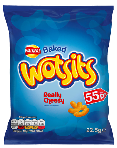 [Cris-All-SE-5465] Crisps Walkers Wotsits Cheese PM 0.55 32g 32