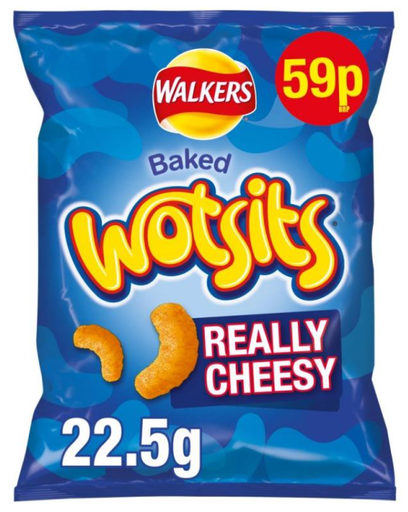 [Cris-All-SE-5239] Crisps Walkers Wotsits Cheese PM 0.59 32g 32