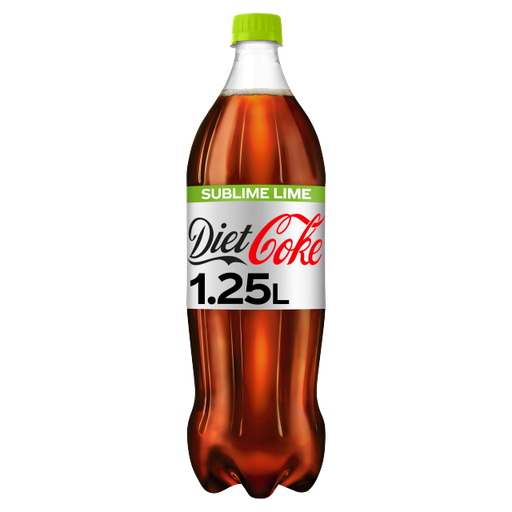 [Diet-All-SE-5547] Diet Coke Sublime Lime 1.25L x 12 - (Bottle)