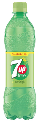 [Drin-All-SE-6161] Drinks 7Up Original Sugar Free PM 1.00-2 For 1.70 500ml 12