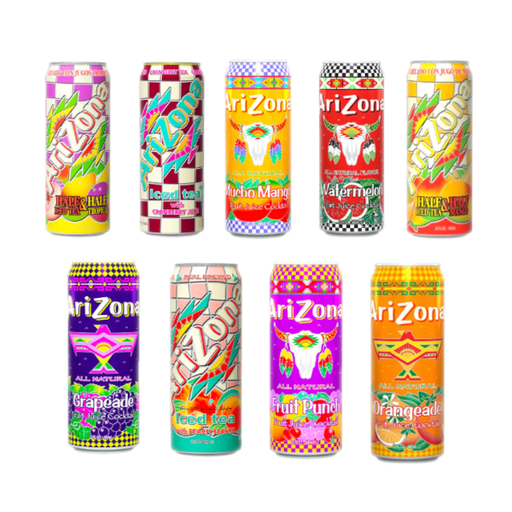 [Drin-All-SE-5603] Drinks Arizona Assorted NPM 680ml 24
