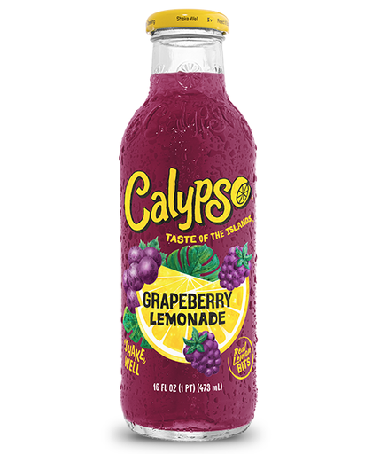 [Drin-All-SE-5693] Drinks Calypso Grape Berry Lemonade NPM 20oz-591ml 12