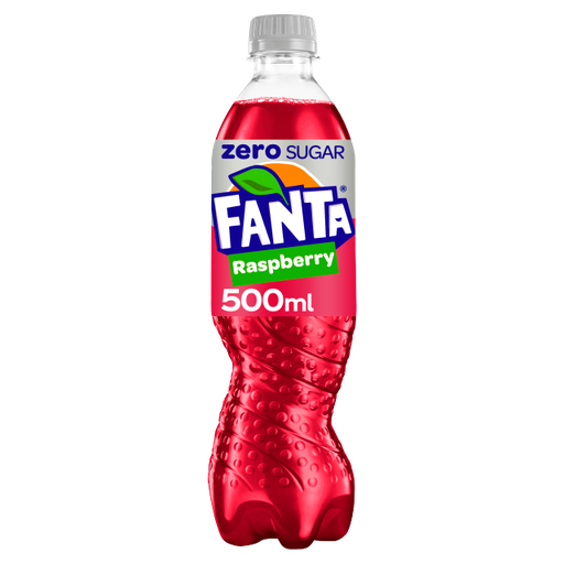 [Fant-All-SE-6316] Fanta Zero Raspberry 500ml x 12 (Bottle)