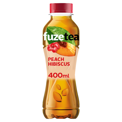 [Fuze-All-SE-6366] Fuze Iced Tea Peach Hibiscus 400ml x12 (Bottle)