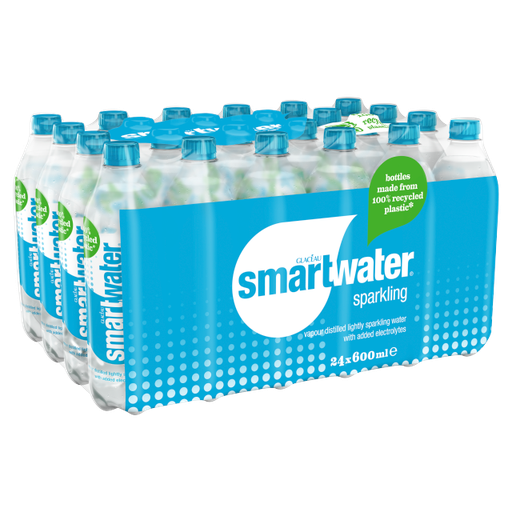 [Glac-All-SE-6373] Glaceau Smartwater Sparkling 600ml x 24 (Bottle)