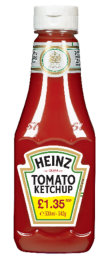[Groc-All-SE-6909] Groceries Grocery Heinz Tomato Ketchup PM 1.35 342g 10